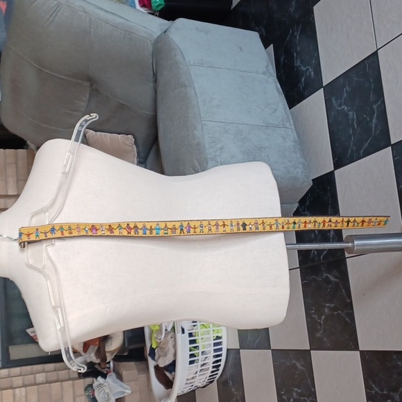 The Belted Cow Youth D-Ring Around The World Friends Belt-L, 33" L Plus D-ring - Picture 3 of 6